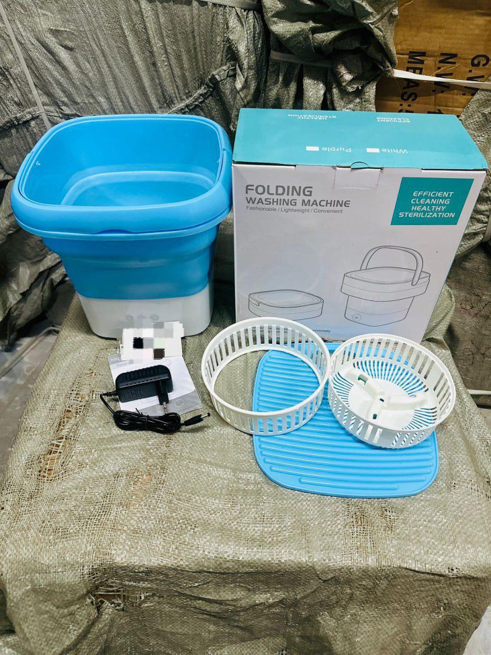 Compact Folding Clothes Washer: Space-Saving Laundry Solution for Students, Apartments & More